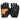 Deerskin Leather Glove: Easy Rider Motorcycle: Black/Brown Maroon Bell Outdoor®