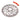 KKE Front 220MM Disc with Adapter For Surron Light Bee X, Segway X160/X260, E-Ride Pros SS, Talaria MX3 (Collective) KKE Racing