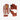 Astrapí (Lightning) Skeleton Leather Motorcycle Glove - Red-White Maroon Bell Outdoor®