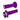 ODI Half Waffle Lock On Grip - Purple ODI