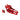 KKE Rear Chain Guard Fit Rawrr Mantis X Black and Red (Collective) KKE Racing