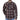 Hot Leathers FLM2020 Men's 'Black, Gray and Orange' Flannel Long Sleeve Shirt Hot Leathers