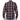 Hot Leathers FLM2020 Men's 'Black, Gray and Orange' Flannel Long Sleeve Shirt Hot Leathers