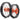 KKE 12/10 Small Kid's Wheels For KTM SX50 2024-2025 Mini Dirtbikes Orange Hub KKE Racing