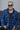 Milwaukee Leather Men's Plaid Flannel Blue Biker Shirt with CE Approved Armor Reinforced w/Aramid Fiber MPM1634 Hot Leathers