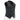 Hot Leathers VSL1008 Ladies Black Motorcycle 'Ten Pocket' Leather Biker Vest Hot Leathers
