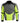 M Boss Motorcycle Apparel BOS11706 Men's Grey/Hi-Vis Green Nylon Motorcycle Racer Jacket with Armor Protection Hot Leathers