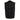 Milwaukee Leather DM2238 Men's Classic Black Denim Club Style Vest with Snap Button Closure Hot Leathers