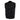 Milwaukee Leather DM2238 Men's Classic Black Denim Club Style Vest with Snap Button Closure Hot Leathers