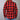 Hot Leathers FLL3002 Ladies Black and Red Long Sleeve Flannel Hot Leathers