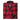 Hot Leathers FLM2002 Mens Black and Red Long Sleeve Flannel Shirt Hot Leathers
