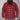 Hot Leathers FLM2002 Mens Black and Red Long Sleeve Flannel Shirt Hot Leathers