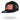 Hot Leathers GSH2005 Vintage American Flag All Black Snap Back Hat Hot Leathers