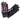 Hot Leathers GVL2006 Pink Skeleton Ladies Mechanics Gloves Hot Leathers