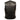 Milwaukee Leather LKM1360 Men's Black Leather Classic V-Neck Motorcycle Rider Vest w/ Snaps and Side Laces Closure Hot Leathers