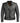 Milwaukee Leather LKM1711 Black Leather Motorcycle Jacket for Men, Thick Police Style Biker Jacket w/ Side Lace Hot Leathers
