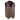 Milwaukee Leather LKM3702 Men's Leather V-Neck Western Style Motorcycle Rider Vest w/Classic Buffalo Snaps Closure Hot Leathers