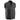 Milwaukee Leather LKM3710 Men's Black Leather Club Style Motorcycle Rider Vest w/ Zipper and Snap Button Closure Hot Leathers