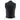 Milwaukee Leather LKM3712 Men's Black Leather Club Style Motorcycle Rider Vest w/ Front Snap/Zipper and Side Lace Hot Leathers