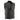 Milwaukee Leather LKM3712 Men's Black Leather Club Style Motorcycle Rider Vest w/ Front Snap/Zipper and Side Lace Hot Leathers