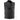 Milwaukee Leather LKM3712 Men's Black Leather Club Style Motorcycle Rider Vest w/ Front Snap/Zipper and Side Lace Hot Leathers