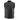 Milwaukee Leather LKM3712 Men's Black Leather Club Style Motorcycle Rider Vest w/ Front Snap/Zipper and Side Lace Hot Leathers