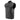 Milwaukee Leather LKM3713 Men's Black Leather Club Style Motorcycle Rider Vest W/ Dual Closure Zipper and Snaps Hot Leathers