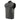 Milwaukee Leather LKM3713 Men's Black Leather Club Style Motorcycle Rider Vest W/ Dual Closure Zipper and Snaps Hot Leathers