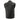 Milwaukee Leather LKM3713 Men's Black Leather Club Style Motorcycle Rider Vest W/ Dual Closure Zipper and Snaps Hot Leathers
