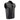 Milwaukee Leather LKM3713 Men's Black Leather Club Style Motorcycle Rider Vest W/ Dual Closure Zipper and Snaps Hot Leathers