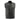 Milwaukee Leather LKM3713 Men's Black Leather Club Style Motorcycle Rider Vest W/ Dual Closure Zipper and Snaps Hot Leathers