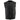 Milwaukee Leather LKM3721 Men's Black Leather Collarless Club Style Motorcycle Rider Vest w/Concealed Snap Closure Hot Leathers