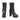 Milwaukee Leather MBL9303 Women's Classic Black Leather Casual Fashion Boots with Block Heel Hot Leathers