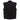 Milwaukee Leather MDM3000 Men's 'Brute' Concealed Snap Black Denim Club Style Vest w/ Hidden Zipper Hot Leathers