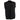 Milwaukee Leather MDM3000 Men's 'Brute' Concealed Snap Black Denim Club Style Vest w/ Hidden Zipper Hot Leathers