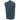Milwaukee Leather MDM3000 Men's 'Brute' Concealed Snap Black Denim Club Style Vest w/ Hidden Zipper Hot Leathers