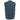 Milwaukee Leather MDM3000 Men's 'Brute' Concealed Snap Black Denim Club Style Vest w/ Hidden Zipper Hot Leathers