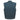 Milwaukee Leather MDM3000 Men's 'Brute' Concealed Snap Black Denim Club Style Vest w/ Hidden Zipper Hot Leathers