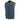 Milwaukee Leather MDM3000 Men's 'Brute' Concealed Snap Black Denim Club Style Vest w/ Hidden Zipper Hot Leathers