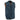 Milwaukee Leather MDM3000 Men's 'Brute' Concealed Snap Black Denim Club Style Vest w/ Hidden Zipper Hot Leathers