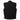 Milwaukee Leather MDM3002 Men's ‘Covert’ Black Denim Club Style Vest with Side Lace Adjustment Hot Leathers
