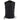 Milwaukee Leather MDM3002 Men's ‘Covert’ Black Denim Club Style Vest with Side Lace Adjustment Hot Leathers