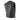 Milwaukee Leather ML1369 Men's Black Premium Leather Side Lace Motorcycle Rider Vest w/ Buffalo Nickel Snaps Closure Hot Leathers