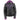 Milwaukee Leather ML2067 Women's 3/4 Black and Purple Leather Hoodie Jacket with Reflective Tribal Design Hot Leathers