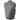 Milwaukee Leather MLM3506 Men's Black Premium Leather Vest - Old Glory Laced Armholes Red Stitching Club Style Vest Hot Leathers