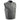 Milwaukee Leather MLM3507 Men's Old Glory Black Premium Leather Club Style Vest w/ Grey Stitching Laced Armholes Hot Leathers