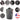 Milwaukee Leather MLM3508 Men's Black Premium Leather Vest - Old Glory Laced Armholes Black Stitching Club Style Vest Hot Leathers