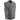 Milwaukee Leather MLM3508 Men's Black Premium Leather Vest - Old Glory Laced Armholes Black Stitching Club Style Vest Hot Leathers