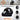 Milwaukee Helmets MPH9806DOT 'Ionized' Gloss Black Modular Helmet for Men and Women Biker w/ MP7922FMSET Heated Balaclava Bundle Hot Leathers