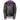 Milwaukee Leather ML2067 Women's 3/4 Black and Purple Leather Hoodie Jacket with Reflective Tribal Design Hot Leathers